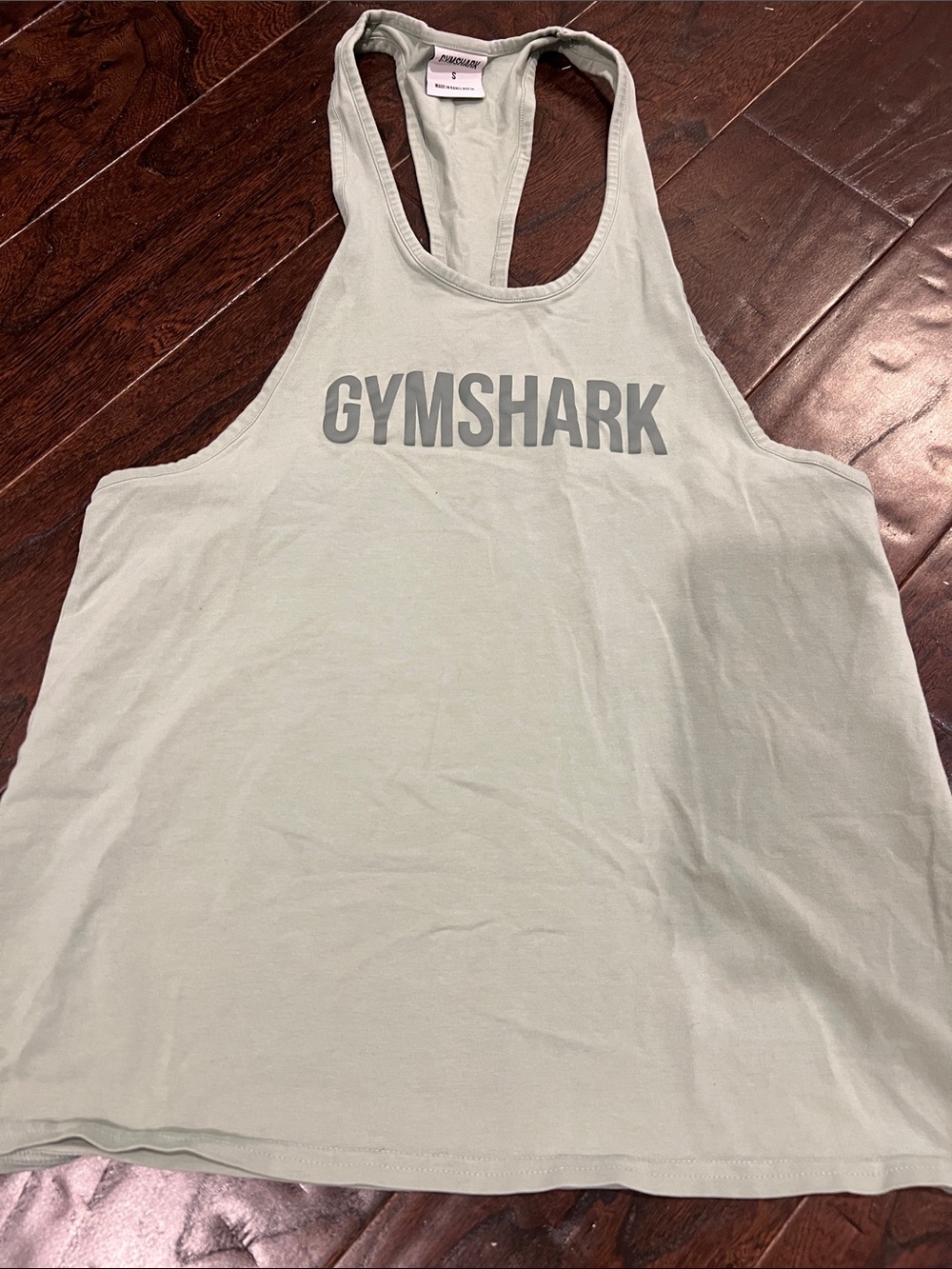 Gymshark Sage Green Racerback Workout Tank